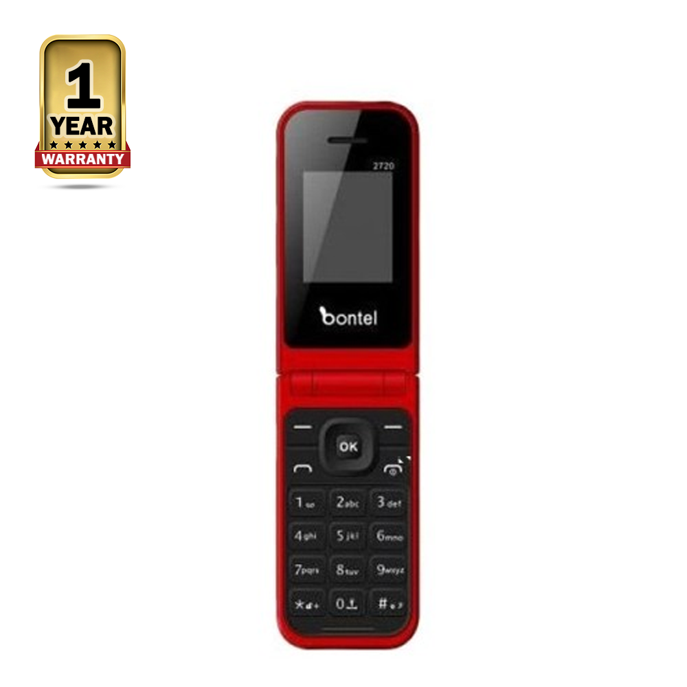 Bontel 2720 Folding Phone - Red