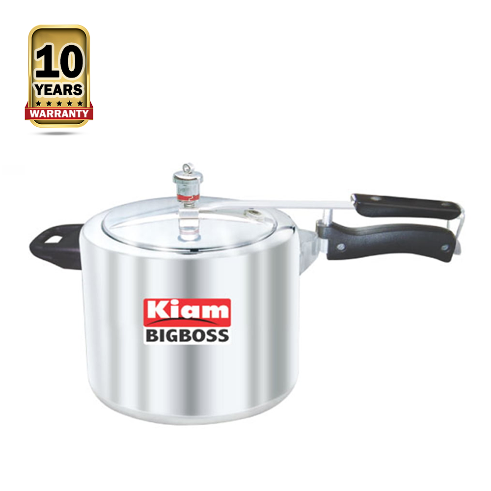 Kiam Big Boss Aluminium Pressure Cooker - 8.5 Litre - Silver