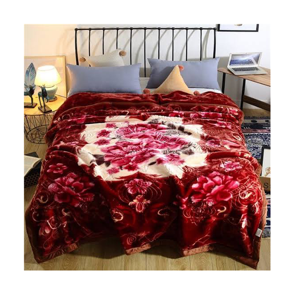 Multicolor Double Part Blanket For Heavy Winter