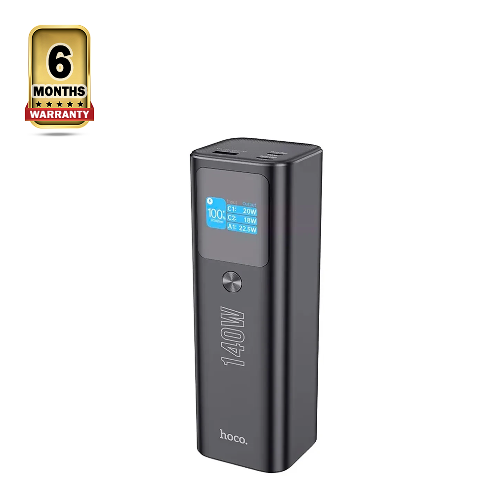 Hoco Q17 140W Power Bank - 25000mAh - Black