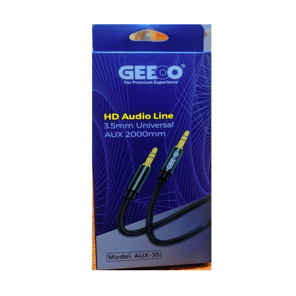 Geeoo AUX35 Cable - Black