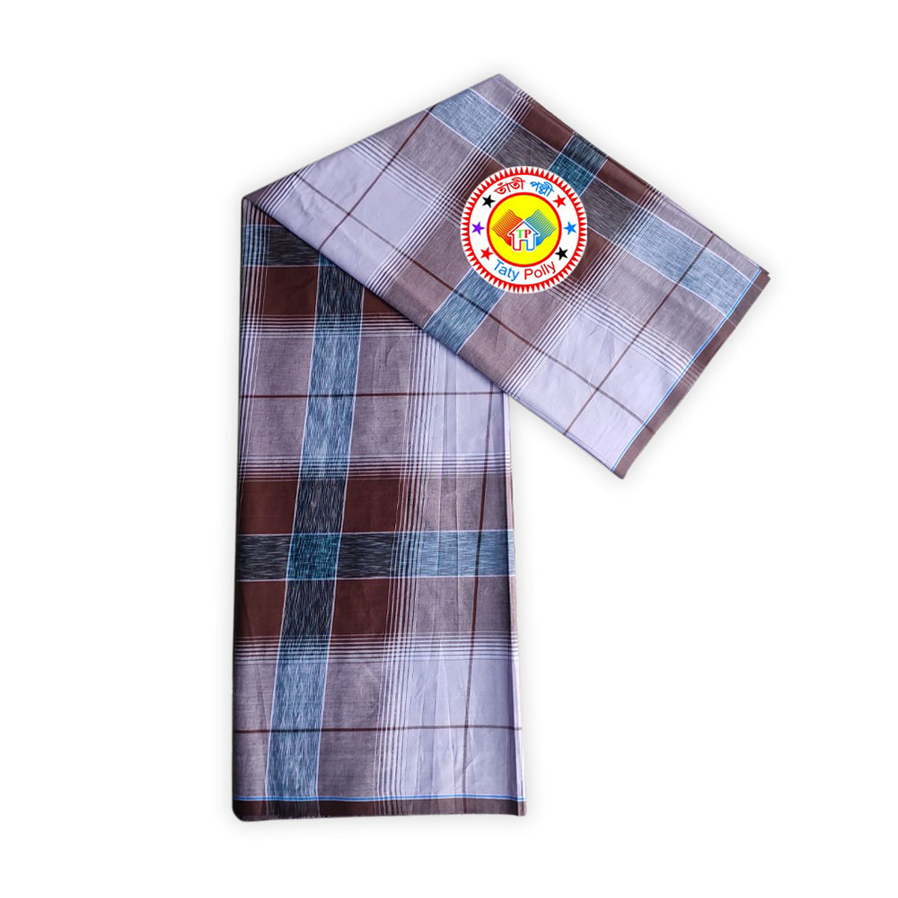 Stitched Cotton Lungi For Men - Multicolor - T.P-06