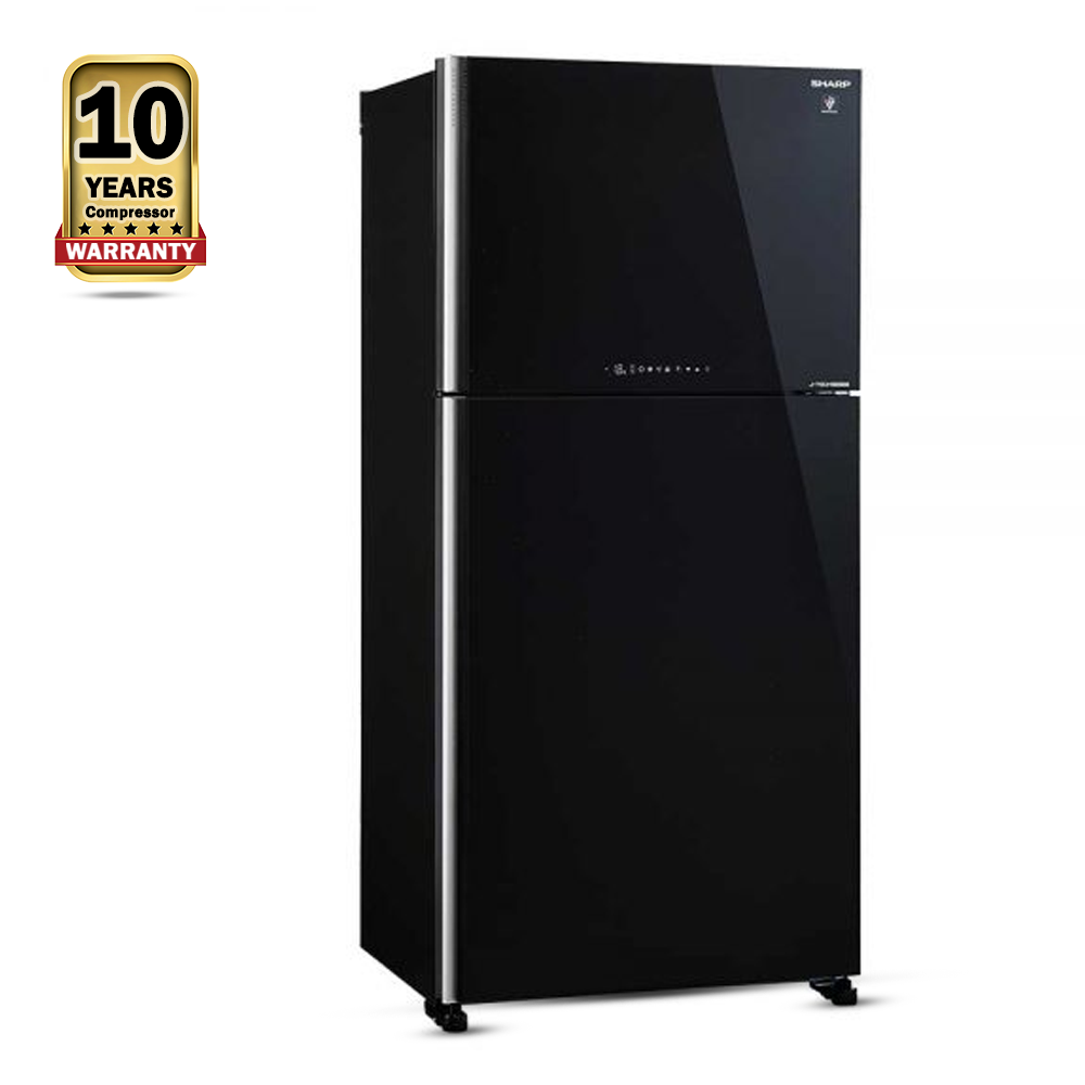 Sharp SJ-EX655-BK Inverter Refrigerator - 570 Liter - Dark Silver