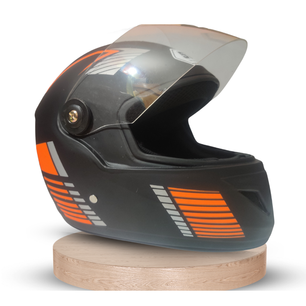 STM Full Face Bike Helmet - Orange