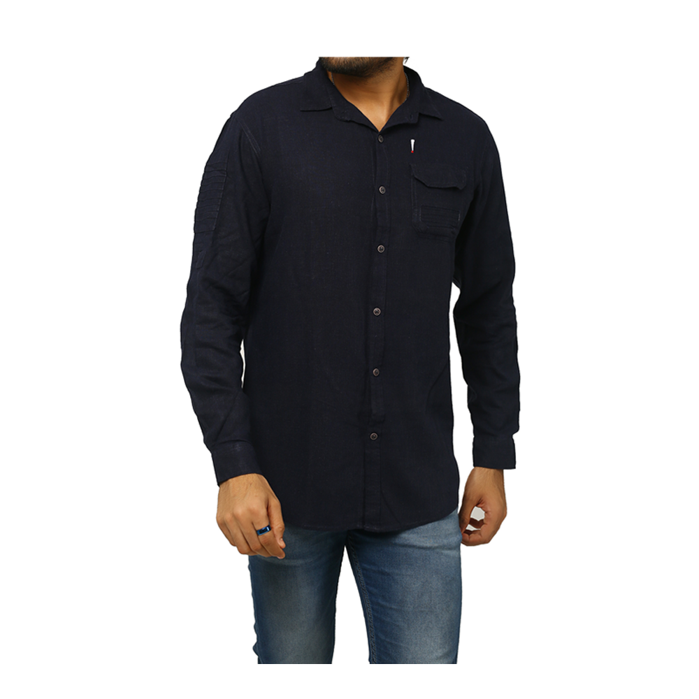 Bang Cotton  Full Sleeve Casual Shirt For Men - Black