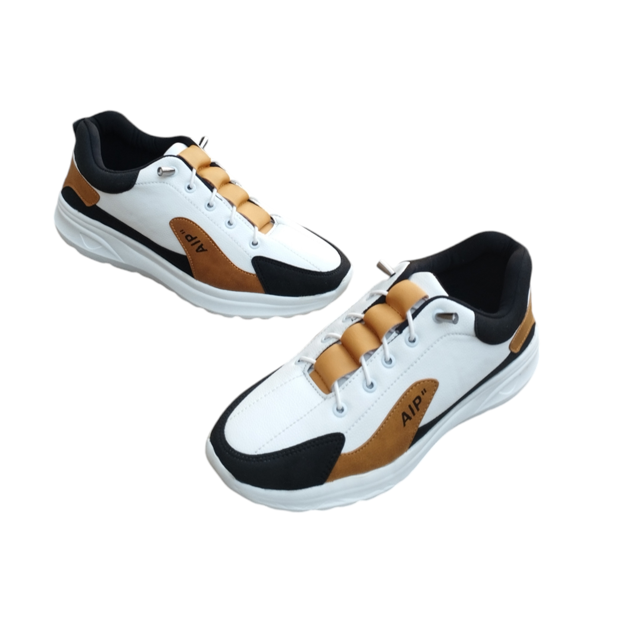 Sport Pu Leather Sneakers  For Men - White - MP