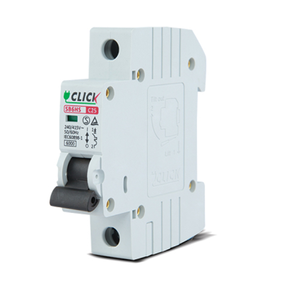 Click Circuit Breaker MCB - 2P 40A C 6KA - White