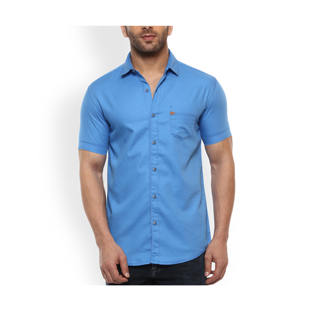 Blue half sleeve outlet shirt