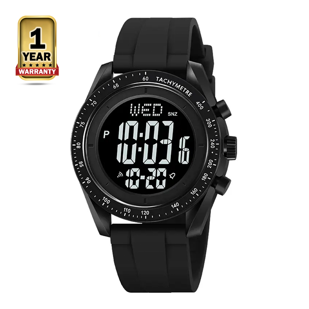 SKMEI 2045 Electronic Movement Waterproof Digital Watch for Men - Black