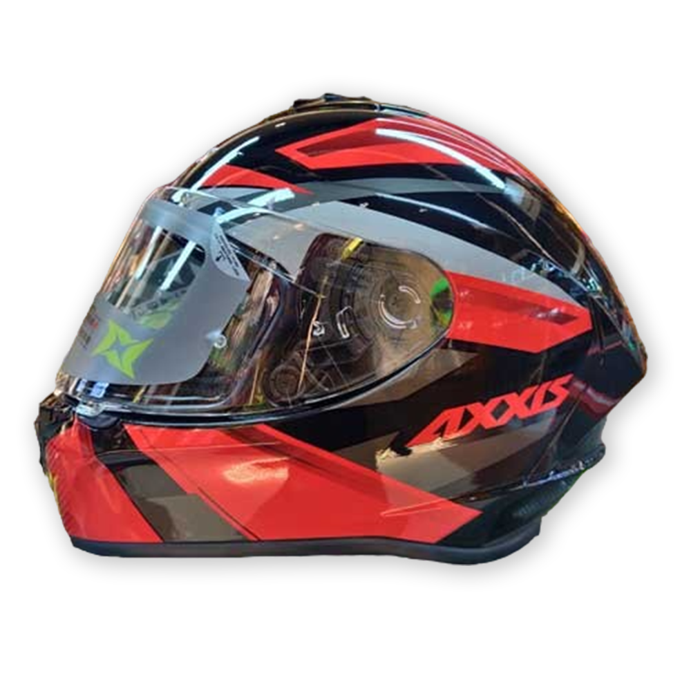 Axxis Draken Ronin E5 Helmet - Gloss Red