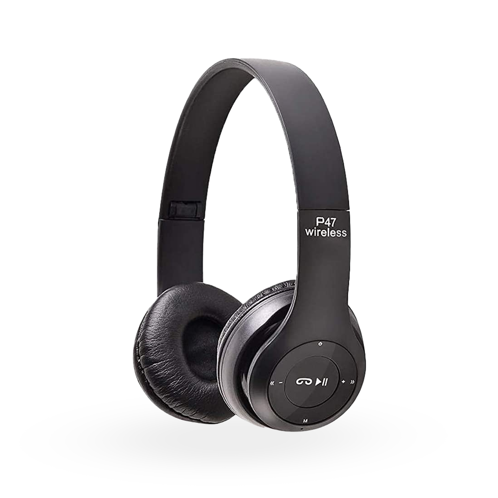 P47 Wireless Headphone - Black 
