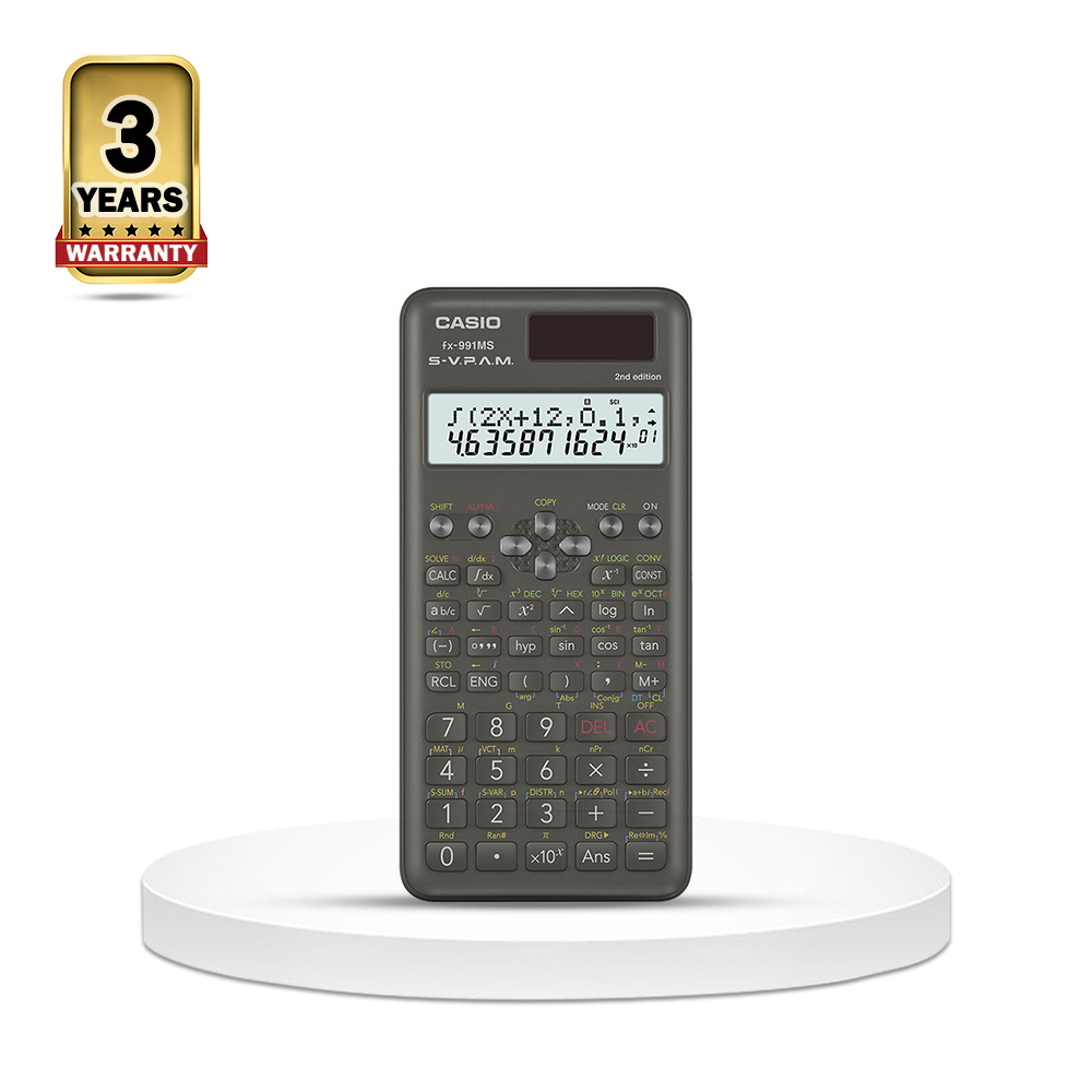 Casio FX 991MS 2 Scientific Calculator Black