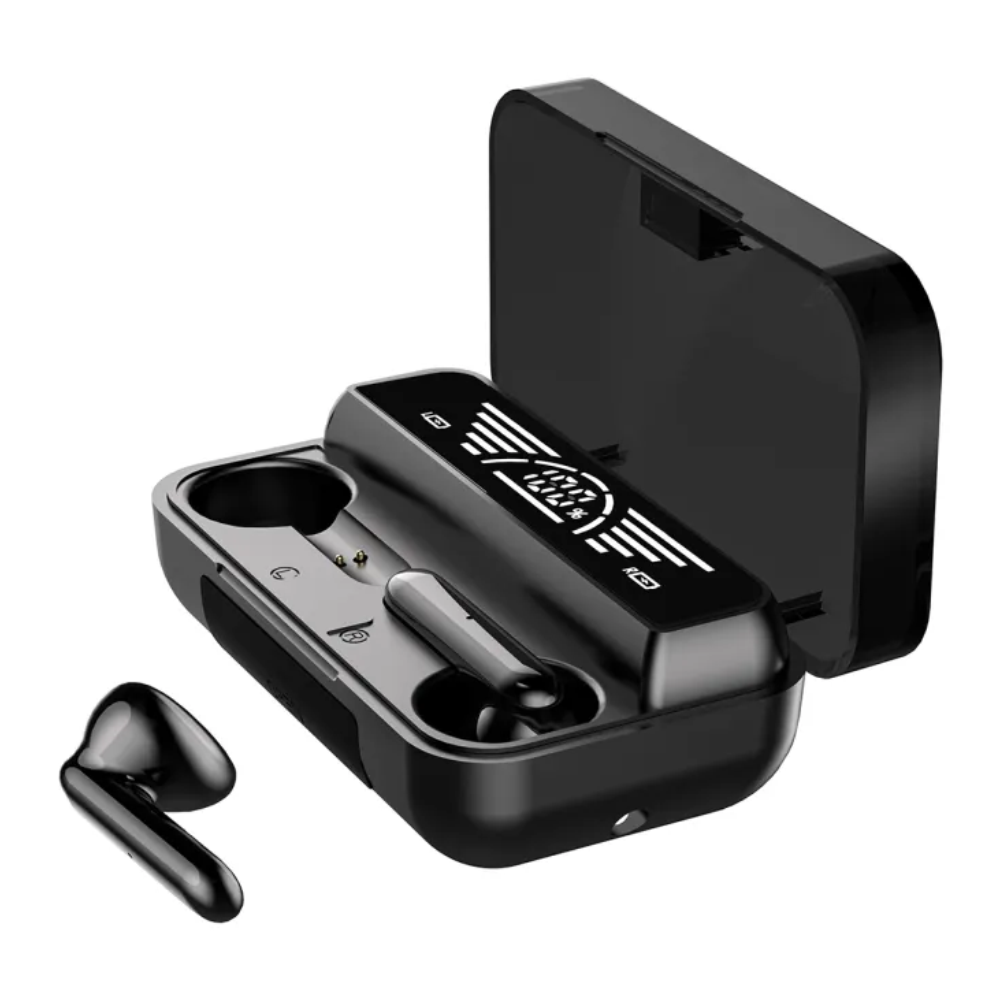 TWS M19 Pro Touch Control Wireless Earbuds - Black