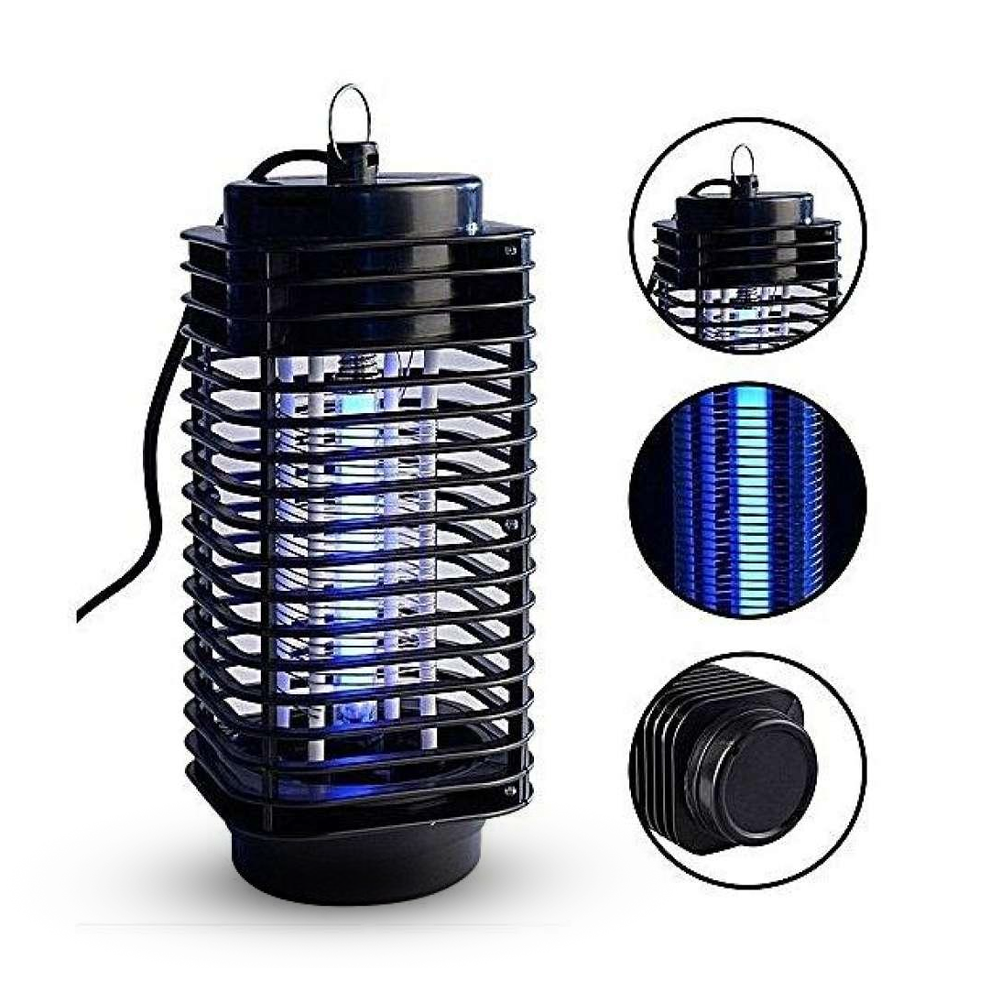 Electric Anti Mosquito Killing Lamp - Black