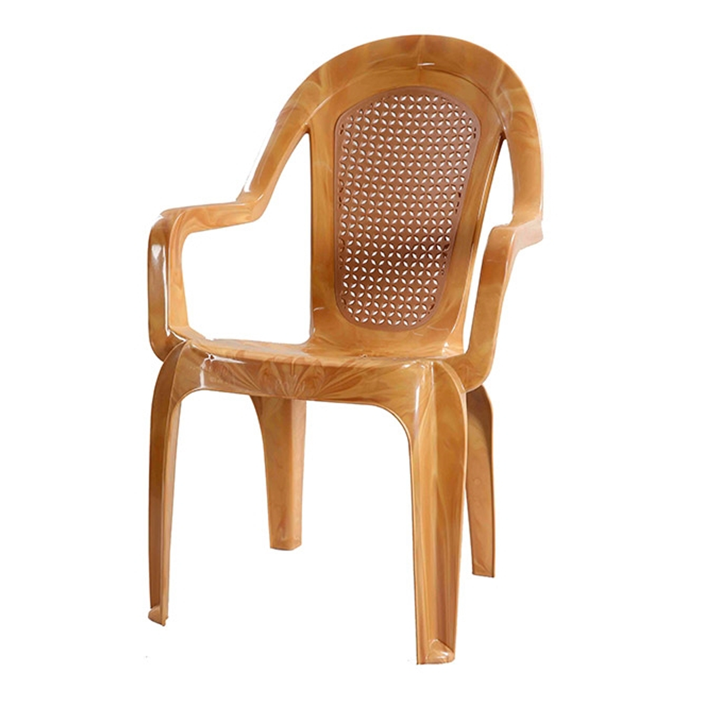 RFL Plastic Royal Star Chair - Sandal Wood - 86093