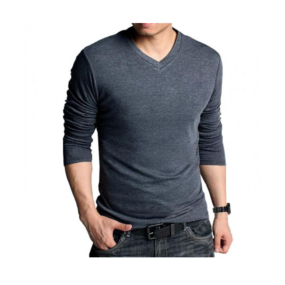 Cotton Casual Full Sleeve T-Shirt For Men - F-15