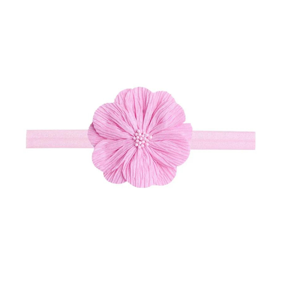 Elastic Hair Band For Baby - Pink