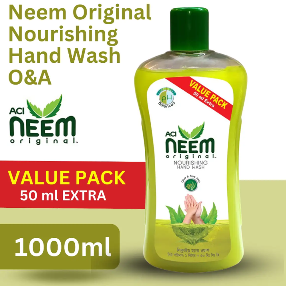 ACI Neem Original Handwash Olive & Aloe Vera - 1050ml - CN20