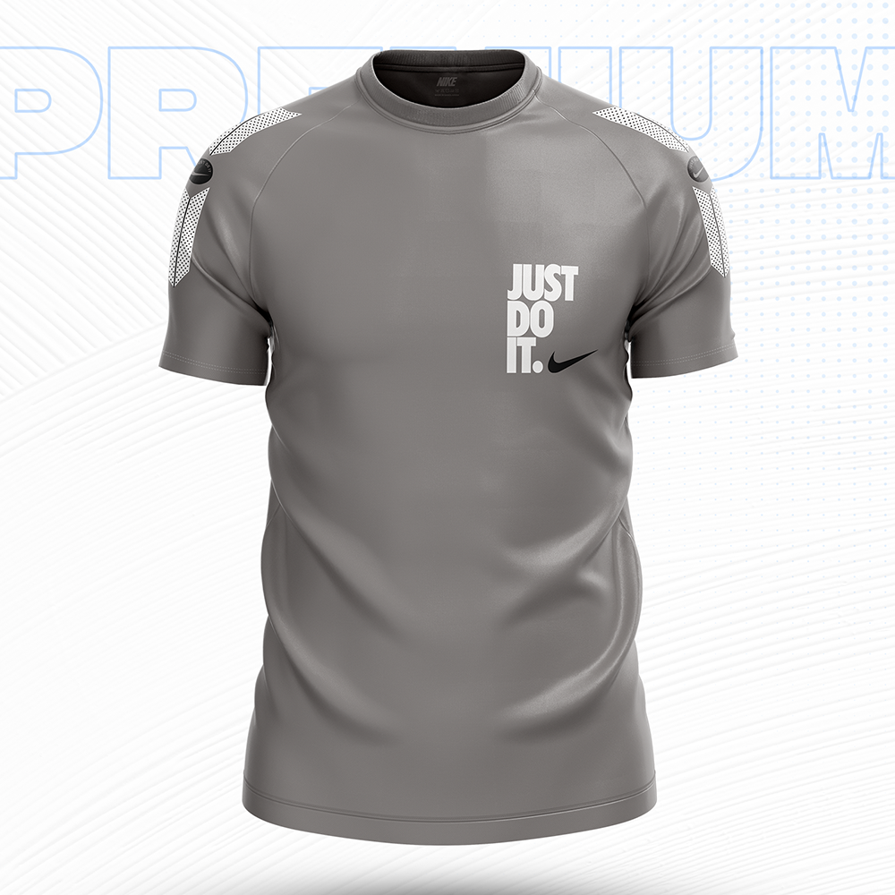 Mesh Short Sleeve Sports Jersey for Men - Gray - NEX-JDI-09