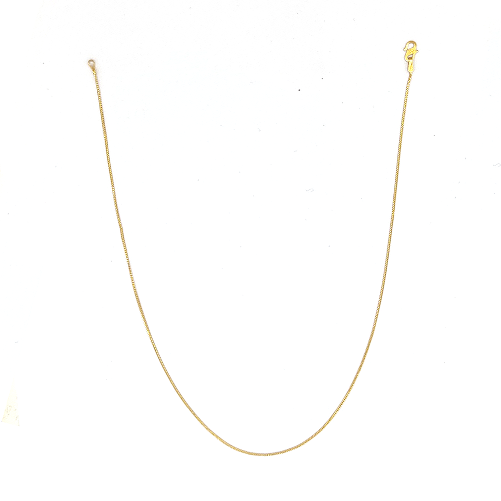 22k Dhanchori Gold Chain for Women GC DHA 02