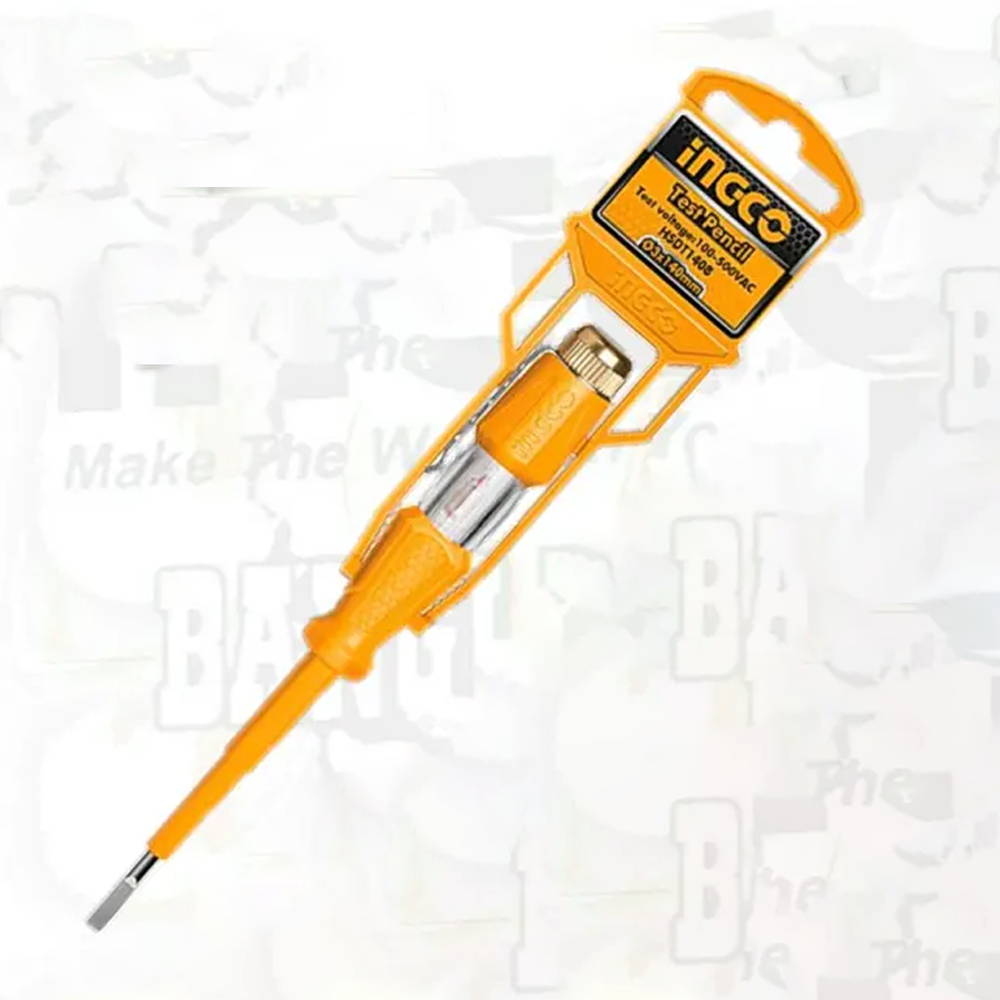 Ingco HSDT1408 Voltage Tester Pencil - Yellow