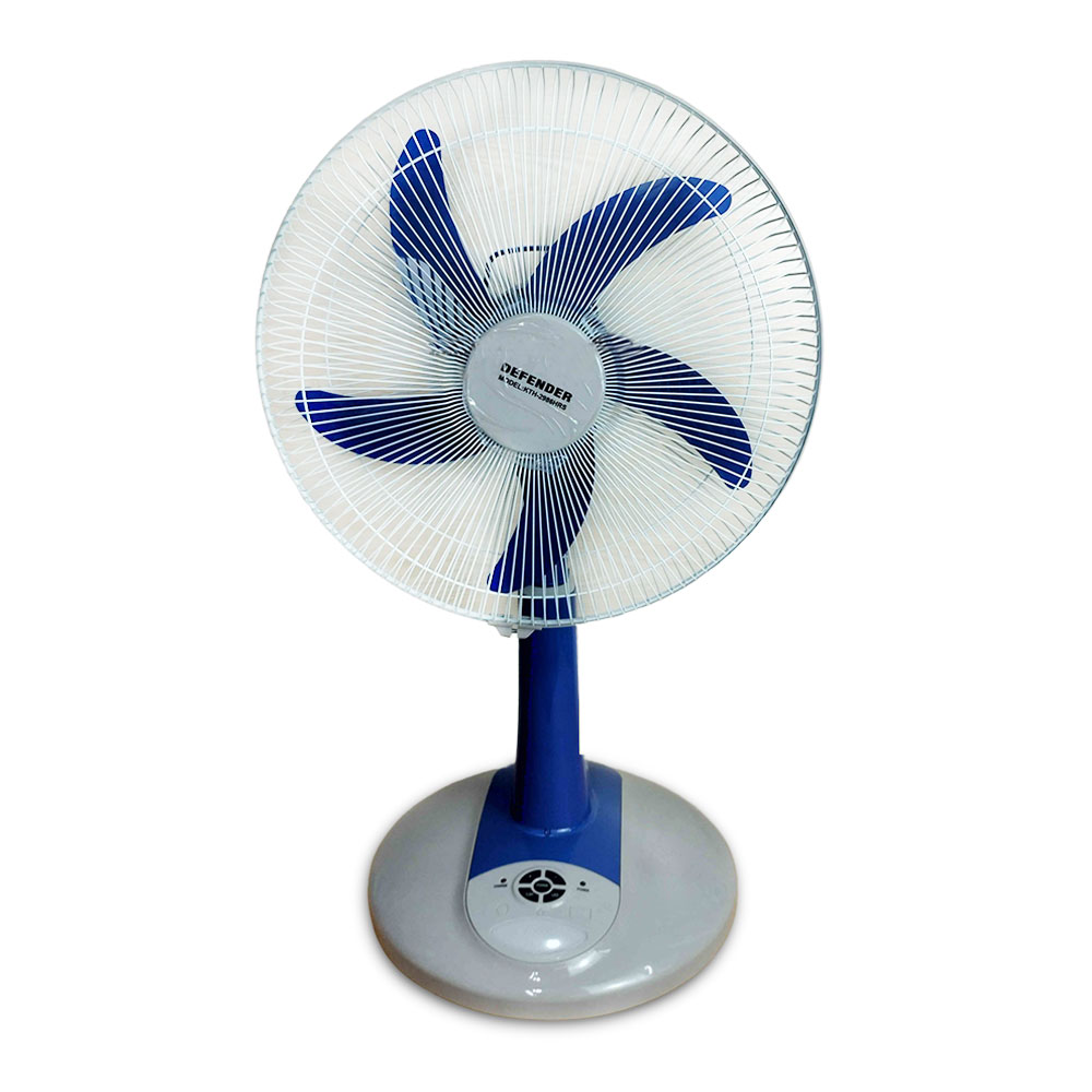 Defender KTH-2986HRS Rechargeable Fan - 16 Inch - Blue