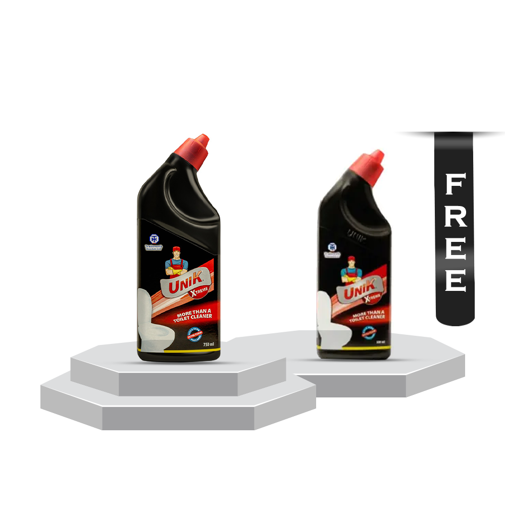 Buy Unik Xtreme Toilet Cleaner - 750ml Get Unik Xtreme Toilet Cleaner - 500ml Free