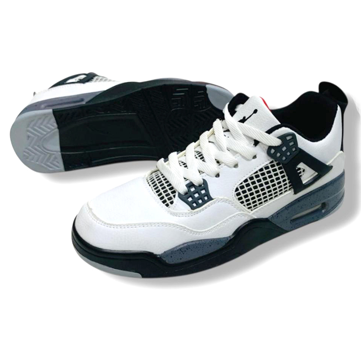 Jordan 4 Mesh Sneakers for Men - White - MSK 704