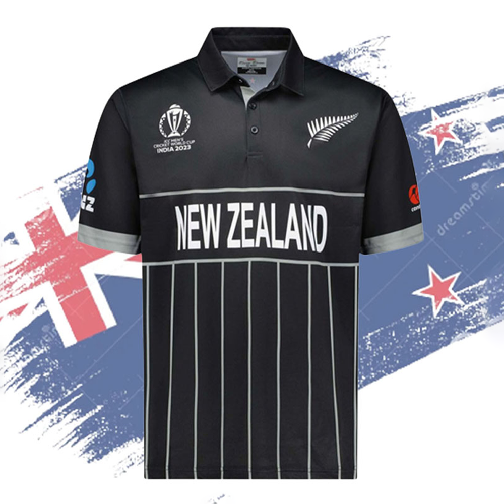 New zealand cricket hot sale team all jersey