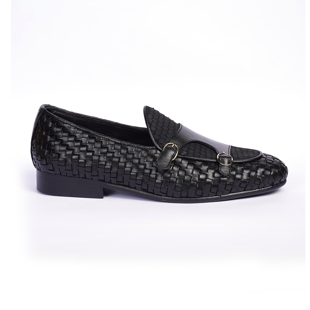 Regals Braided Shoes For Men - RFDM - Black