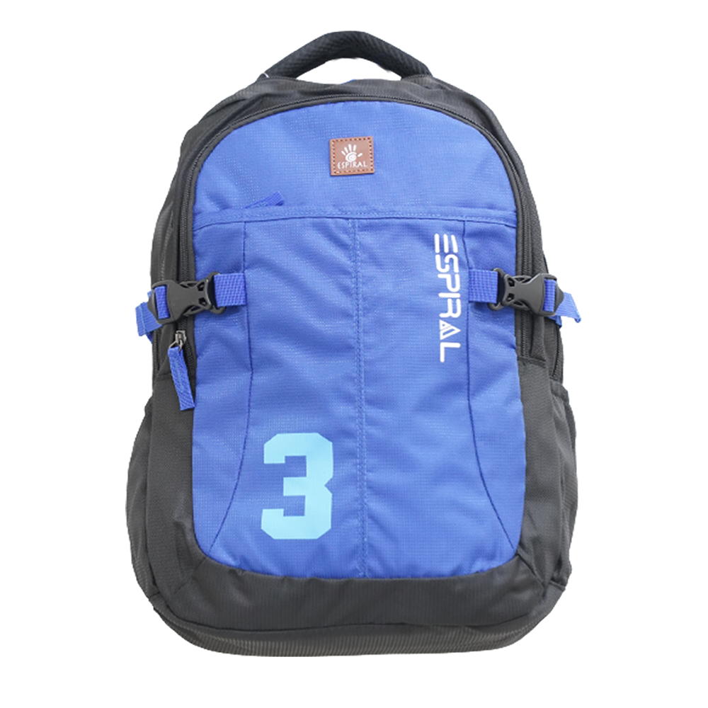 Nylon Backpack For Men - KZ135BandB003 - Blue and Black