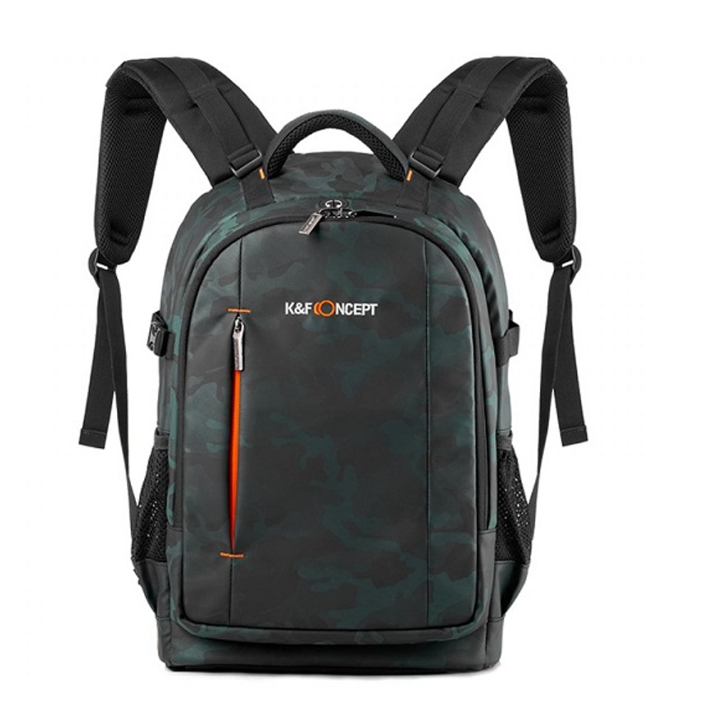 K&F Concept KF13.119 Multifunctional Waterproof Camera Backpack With Laptop Chamber - Camoflex