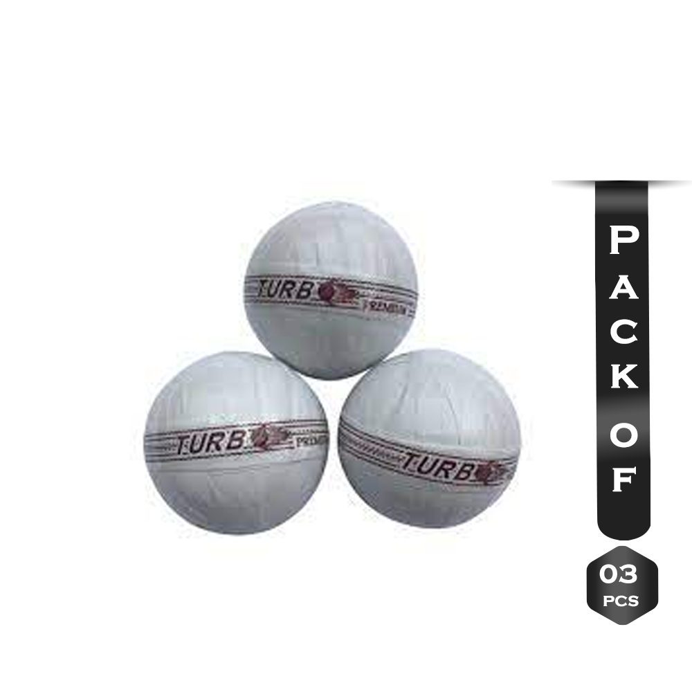 Pack of 3 Pcs TURBO Premium Ready Made Tape Tennis Ball