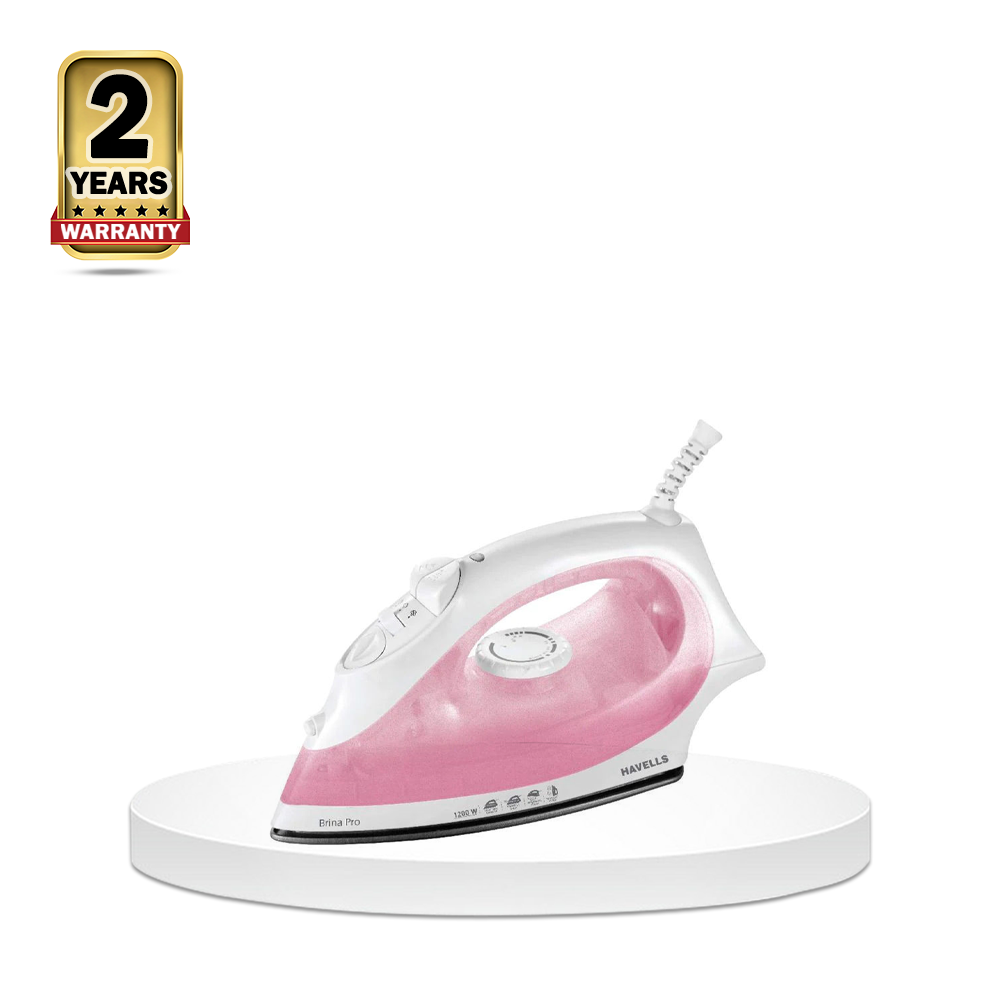 Havells Brina Pro Steam Iron - 1200 Watt - Pink