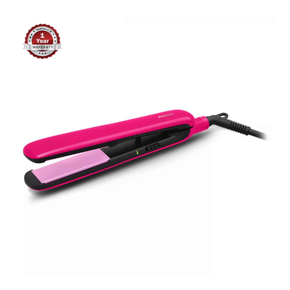 Philips BHS393/00 Hair Straightener For Women - Black And Pink