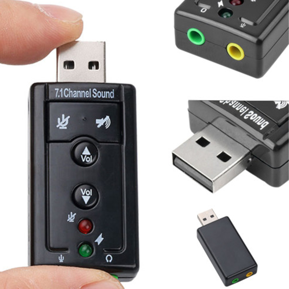 7.1 Channel Audio Sound Card Adapter