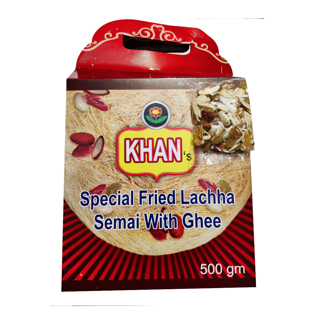 Khan Special Fried Lachcha Semai With Ghee - 500gm