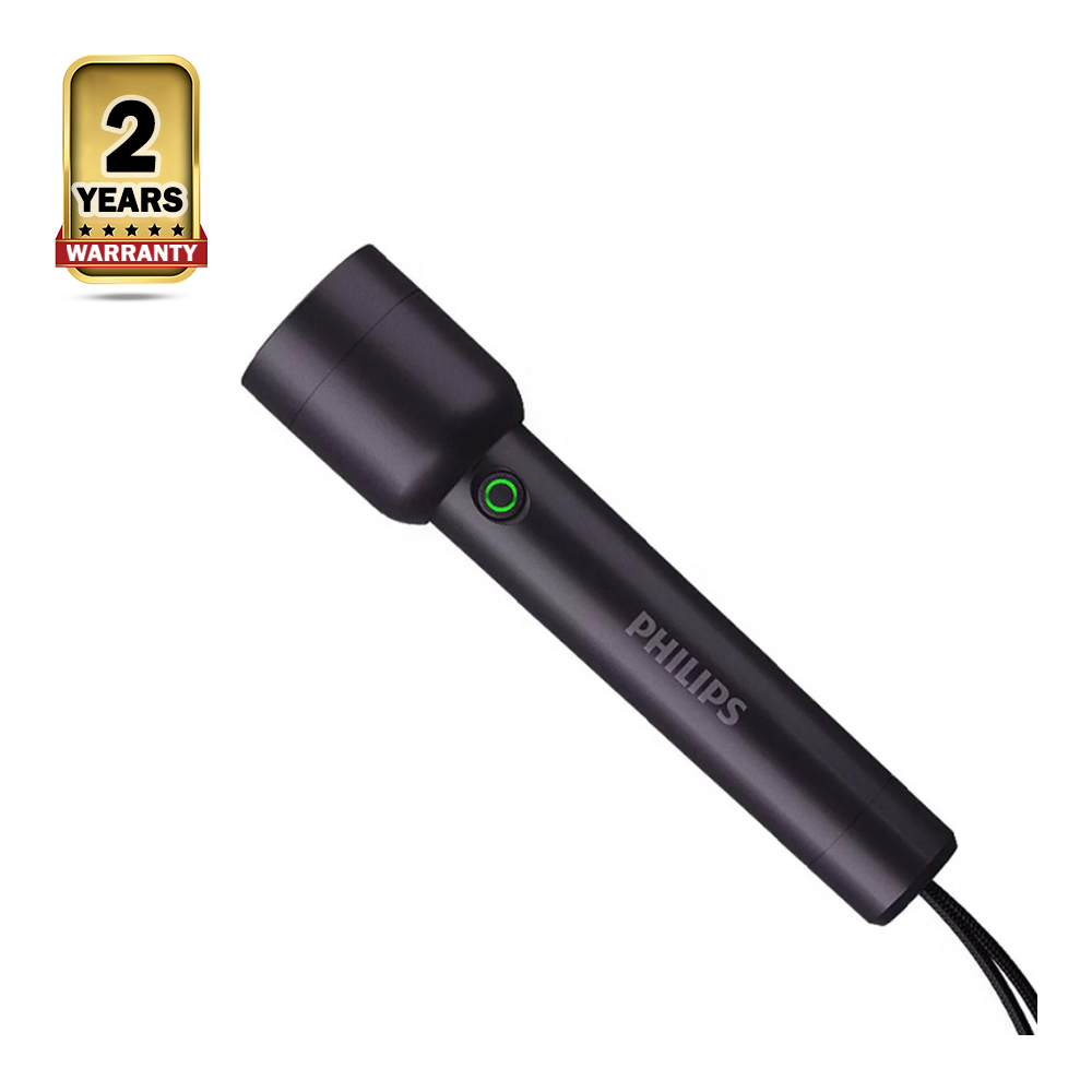 Philips SFL-1236 Rechargeable LED Electric Torch and Flashlight - Black