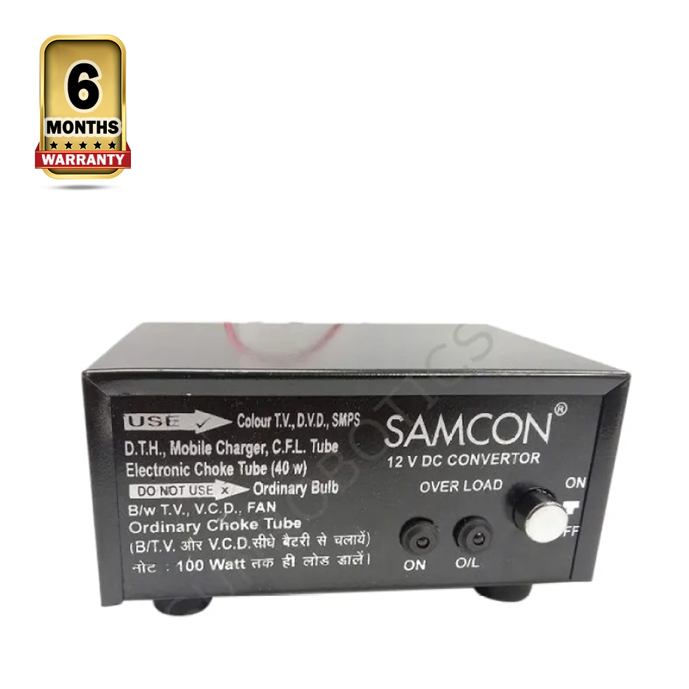Samcon 12V DC to 220V AC Converter Inverter - 60W