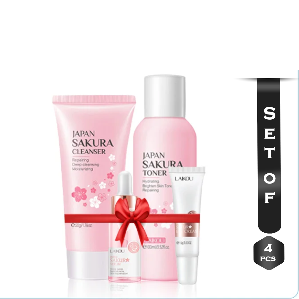 Set 4 Pcs LAIKOU Sakura Skin Care - LB179