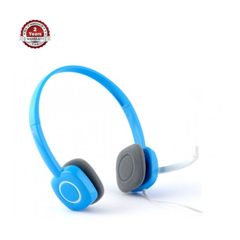 Logitech H150 Stereo Headset Headphone - Blue