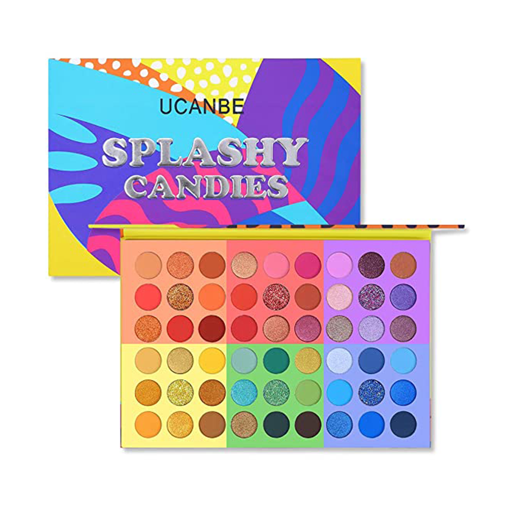 Ucanbe Splashy Candies Eyeshadow Palette - 54 Colors