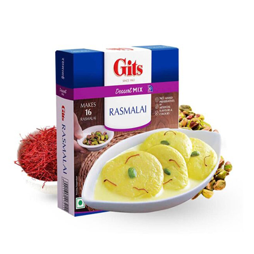 Gits Instant Rasmalai Dessert Mix - 150gm