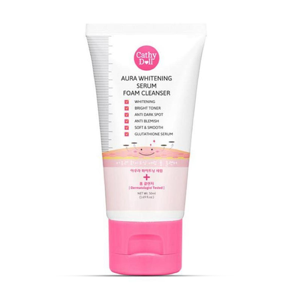 Cathy Doll Aura Whitening Serum Foam Cleanser - 100ml