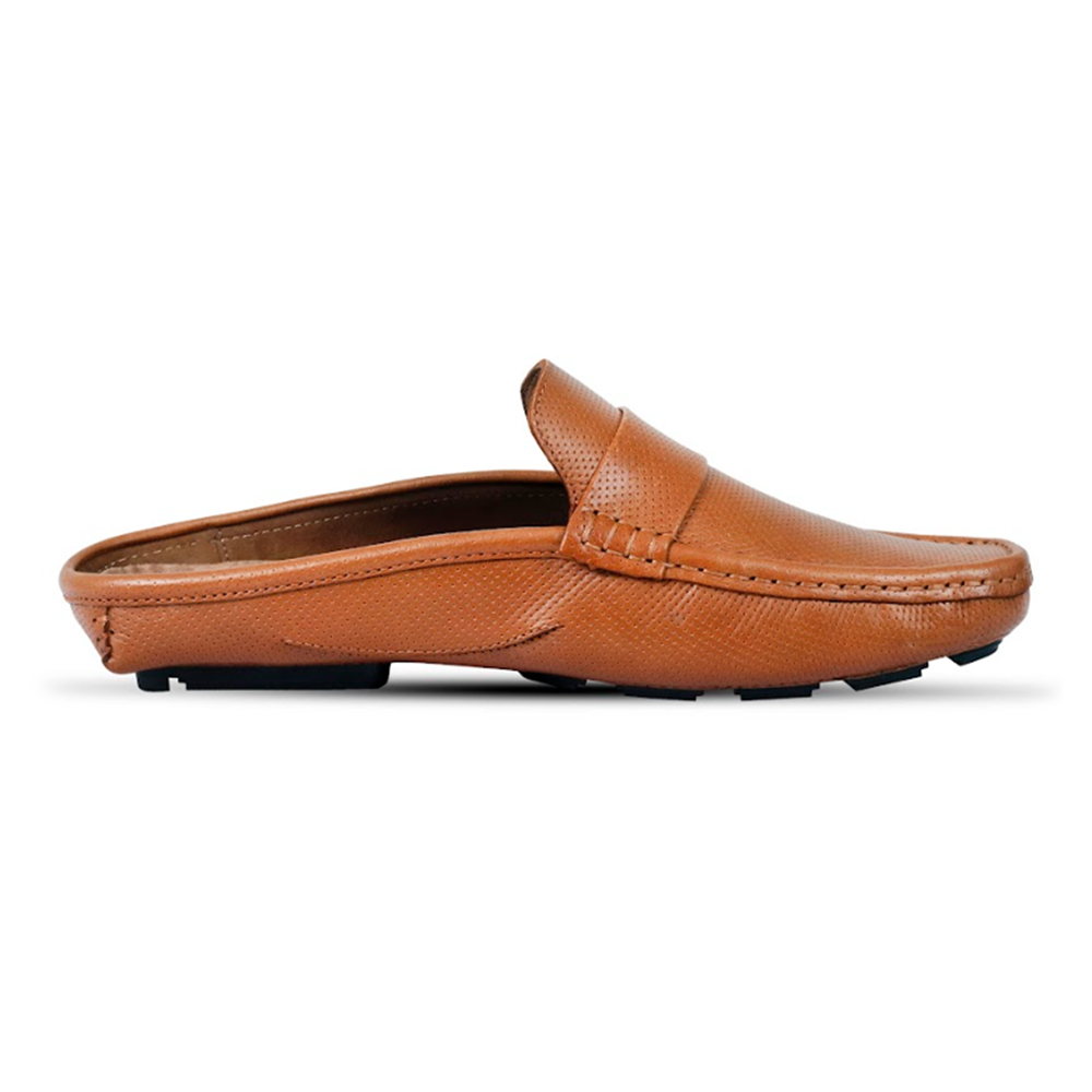 Handmade Leather Loafer for Men - Brown - X-08