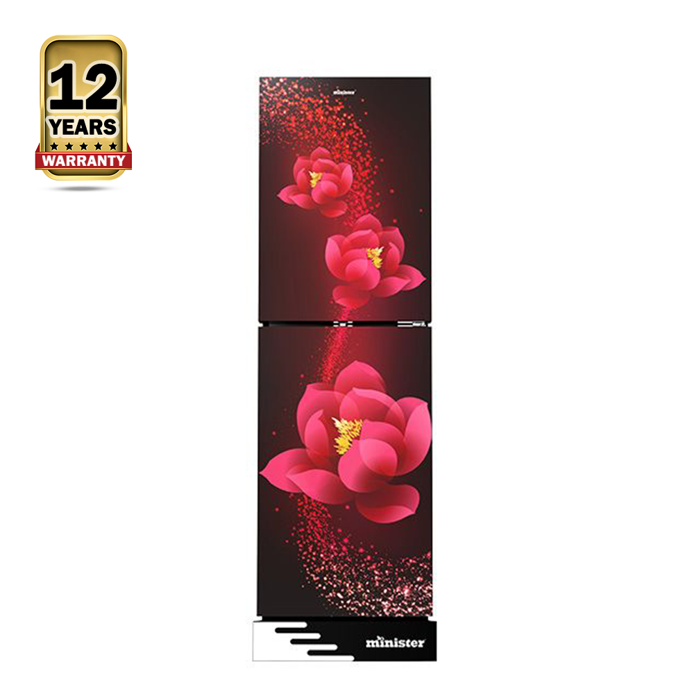 Minister M-306 EL Refrigerator - 306 Liter - Pink Lotus
