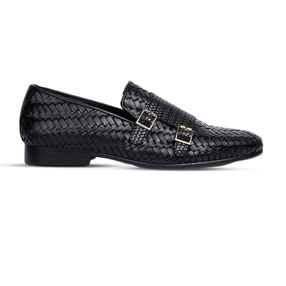 Regals Braided Shoes For Men - RBDM - Black 