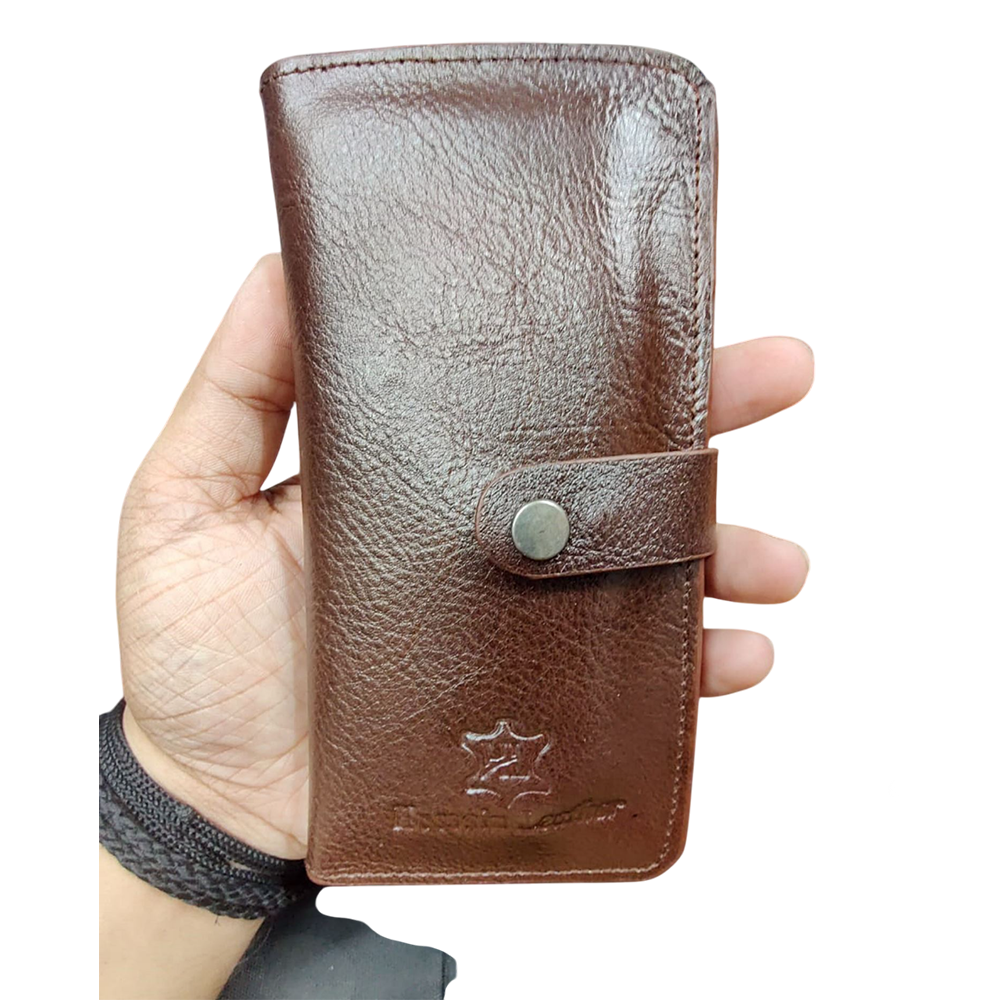 Exclusive Phone Size Wallet (Chocolate)