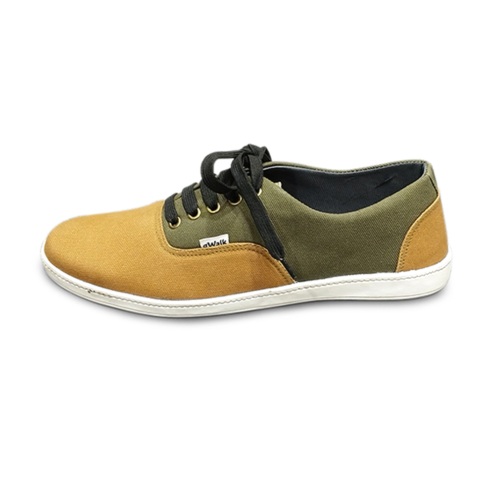 Kites Light Casual Canvas Shoe For Men - Olive - 1080