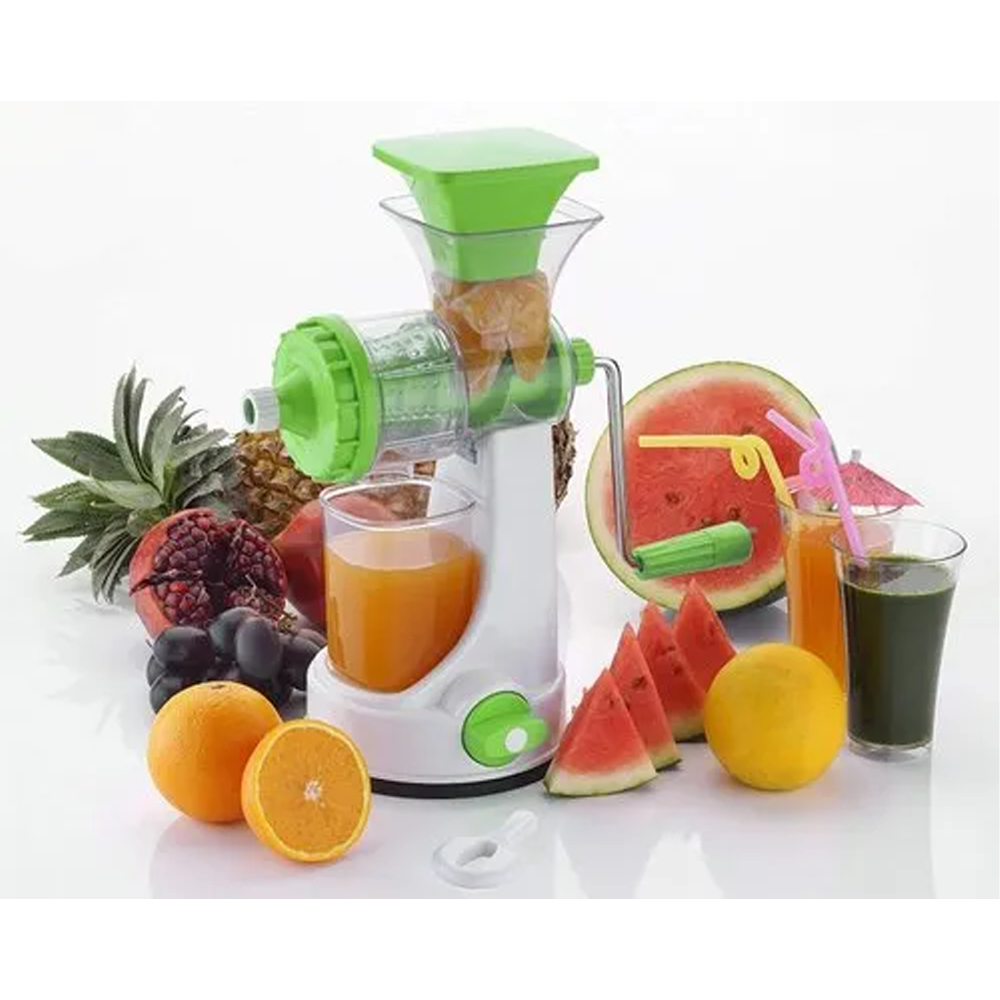 Plastic Fruit And Vegetable Hand Juicer - Multicolor
